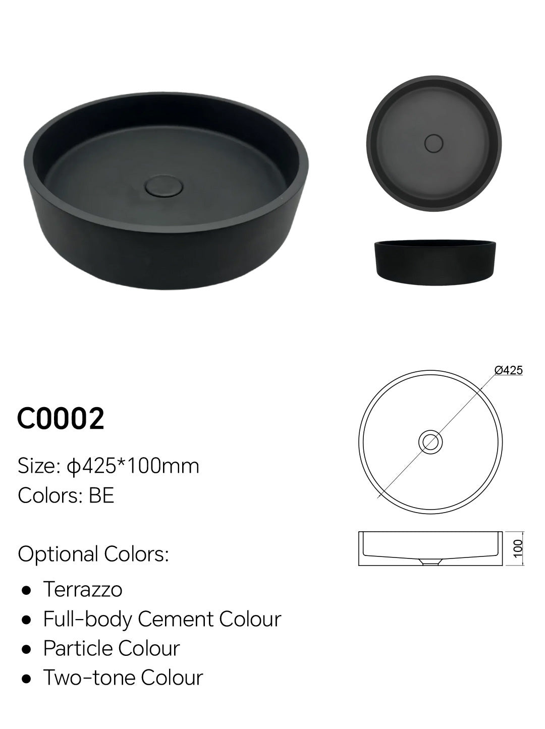 Concrete Vanity Top | Model C0002 – sanikb, image size:1080x1445