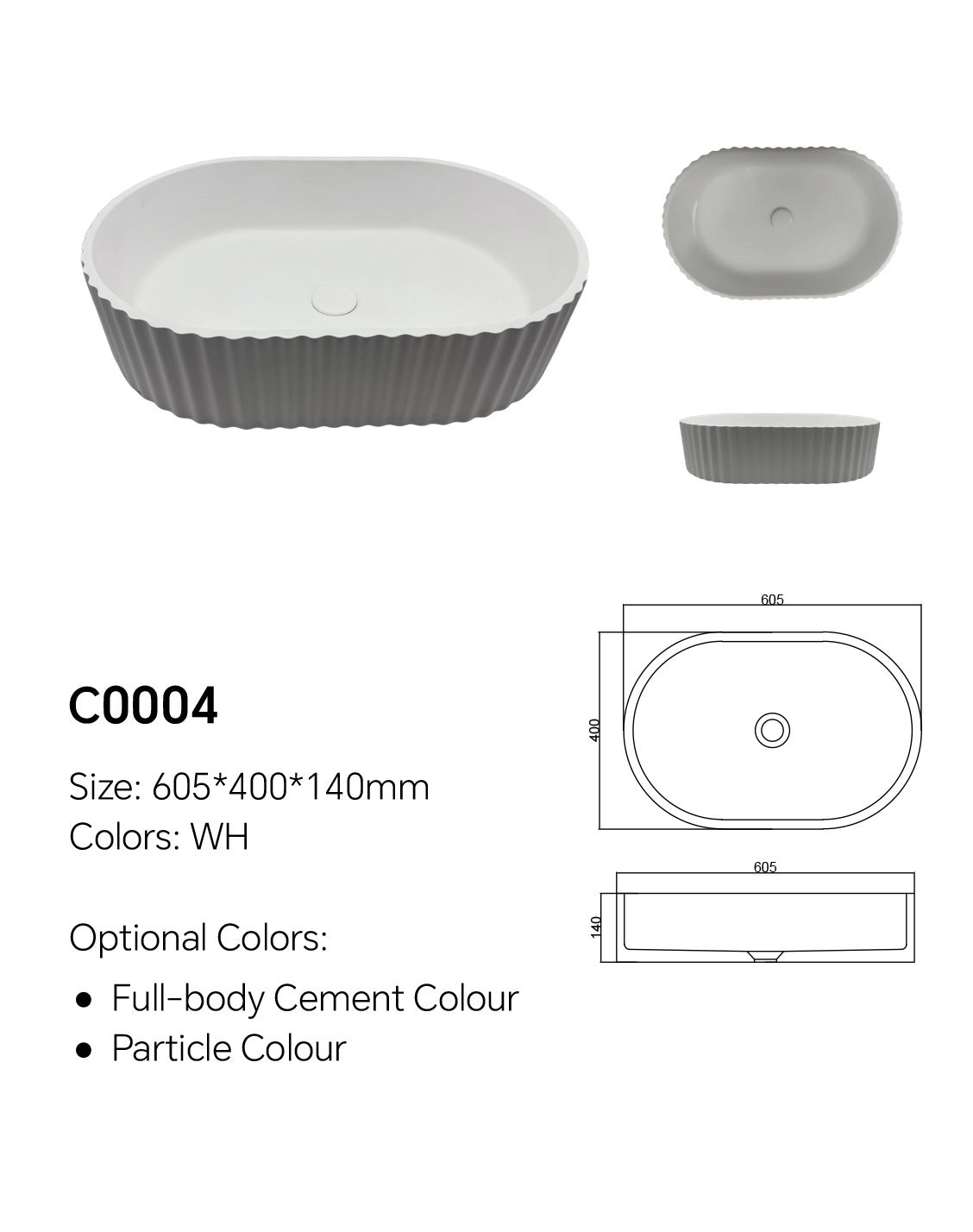 Concrete Utility Sink | Model C0004
