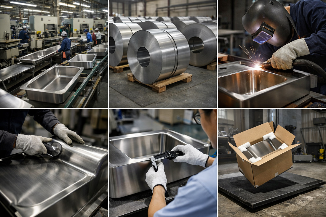 Inside a Stainless Steel Sink Manufacturer: Materials, Process, QC Points (Capability Validation)