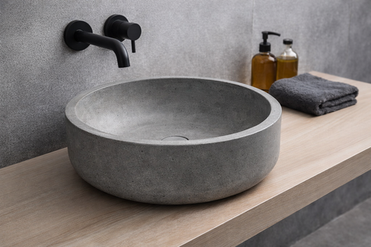 Concrete Vessel Sink: Design Styles, Sizes & Bathroom Compatibility Guide