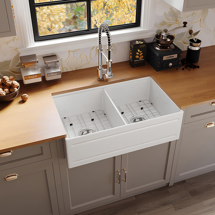 Apron Front Fireclay Sink
