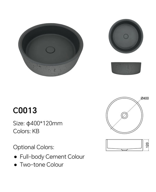 Round Concrete Catch Basin C0013