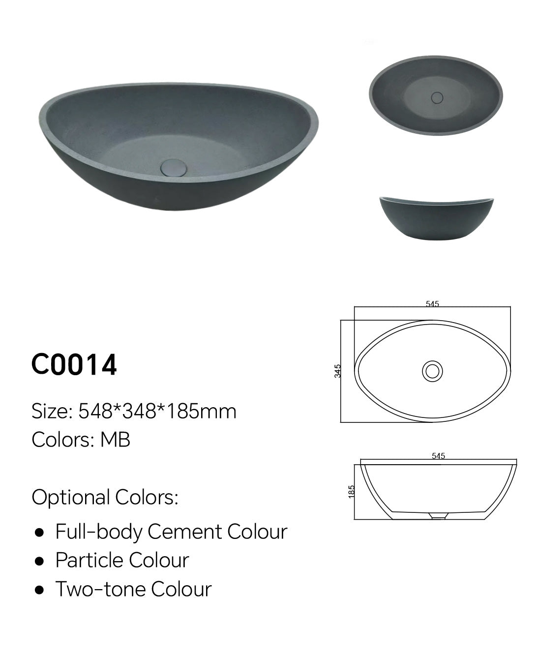 Concrete Sink and Countertop | Model C0014