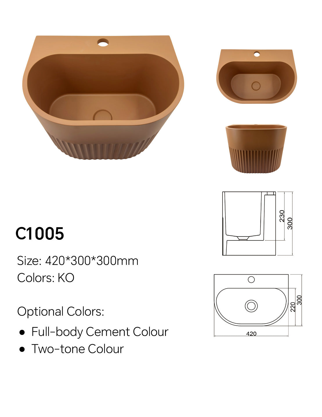 Concrete Mop Sink C1005