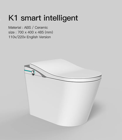 SANIKB Elongated One Piece Smart Toilet with Heated Seat & Bidet Wash | Model K1