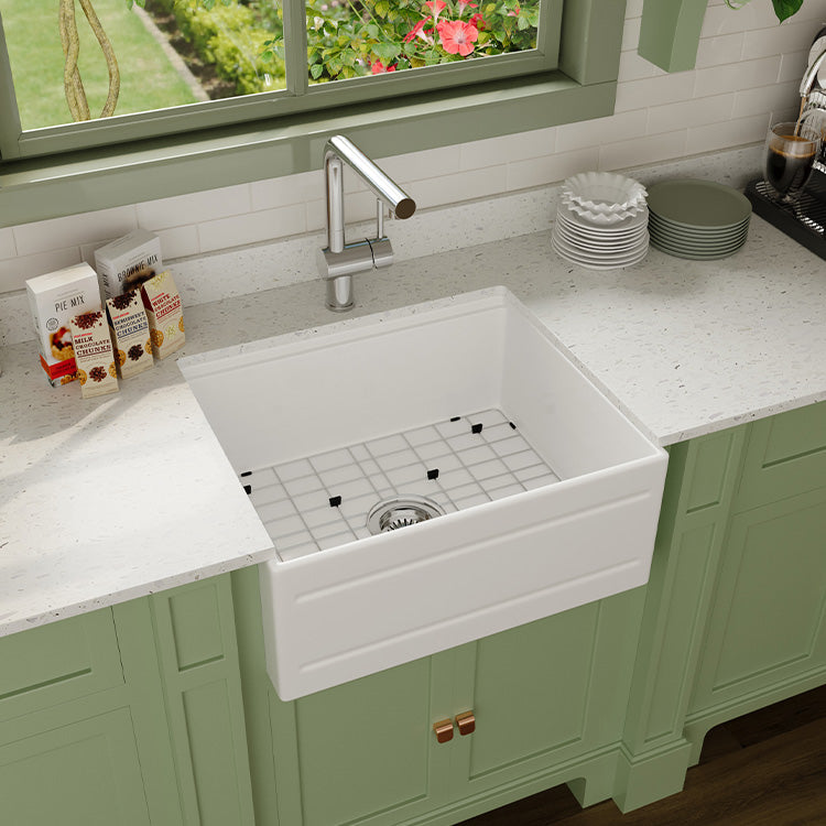 24 Inch Farm Sink – Small Apron | SANIKB SN102W2420