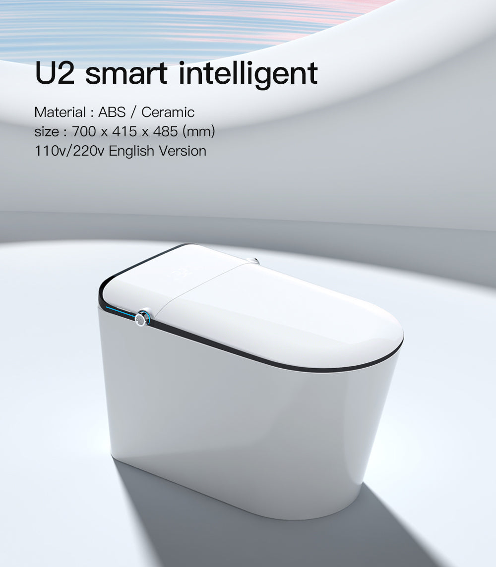 SANIKB Self Cleaning Smart Toilet with Auto Flush & Bidet Features | Model U2