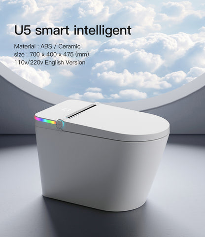 SANIKB Intelligent Smart Toilet with High-End Tankless Design and Bidet Functions | Model U5